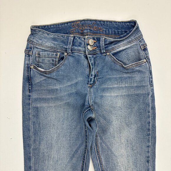 Delia's Jayden Skinny Women's size 4P Medium Wash Blue Denim Jeans - Picture 2 of 4